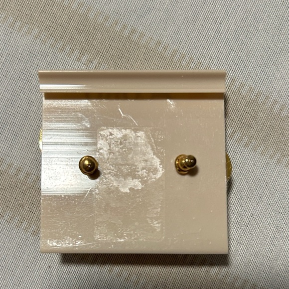 Coro VTG Twisted Gold Earrings - Picture 2 of 2